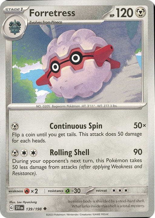 Image for Forretress (139/198) (SVI) - Pokemon