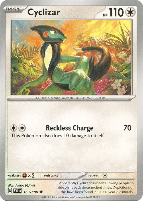 Image for Cyclizar (163/198) (SVI) - Pokemon