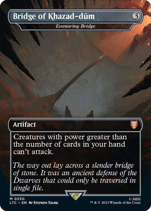 Image for Bridge of Khazad-dum - Ensnaring Bridge (350) (LTC) - Magic: The Gathering