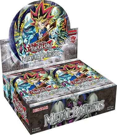 Yu-Gi-Oh! TCG: Metal Raiders - Booster Box (25th Anniversary Edition) Smoke and Mirrors Hobby Yu-Gi-Oh! TCG: Metal Raiders - Booster Box (25th Anniversary Edition) Smoke and Mirrors Hobby