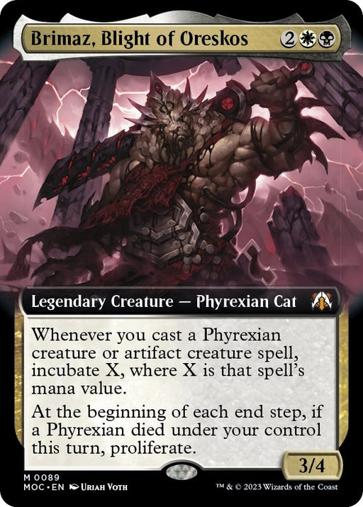 Image for Brimaz, Blight of Oreskos (Extended Art) (89) (MOC) - Magic: The Gathering