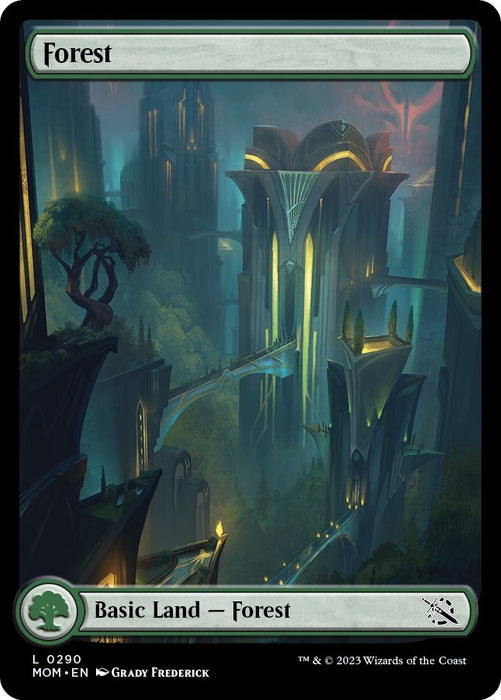 Image for Forest (0290) (290) (MOM) - Magic: The Gathering