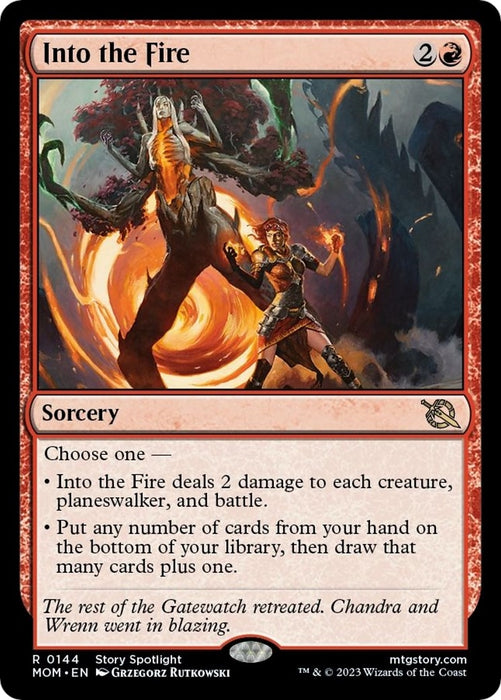 Image for Into the Fire (144) (MOM) - Magic: The Gathering