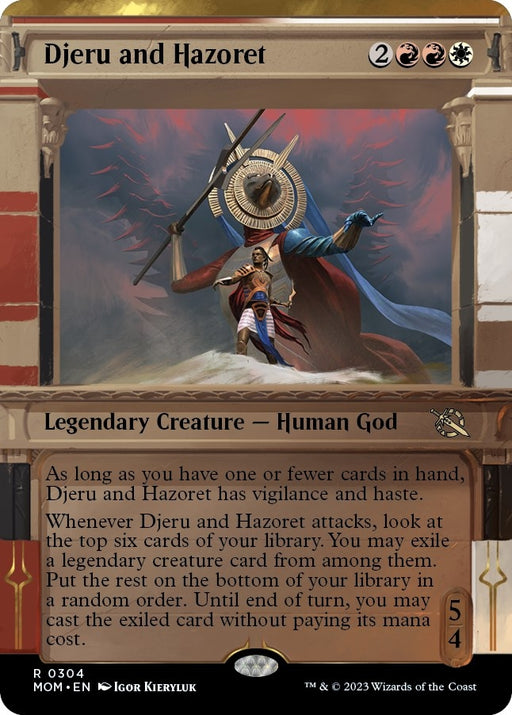 Image for Djeru and Hazoret (Showcase) (304) (MOM) - Magic: The Gathering