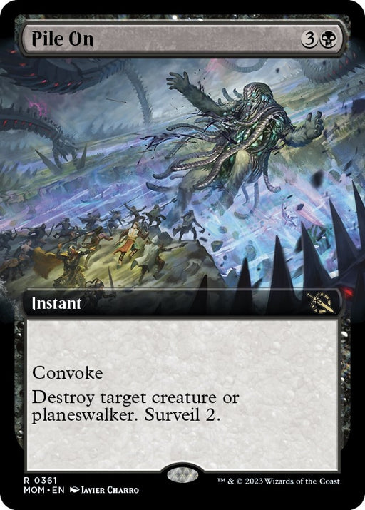 Image for Pile On (Extended Art) (361) (MOM) - Magic: The Gathering