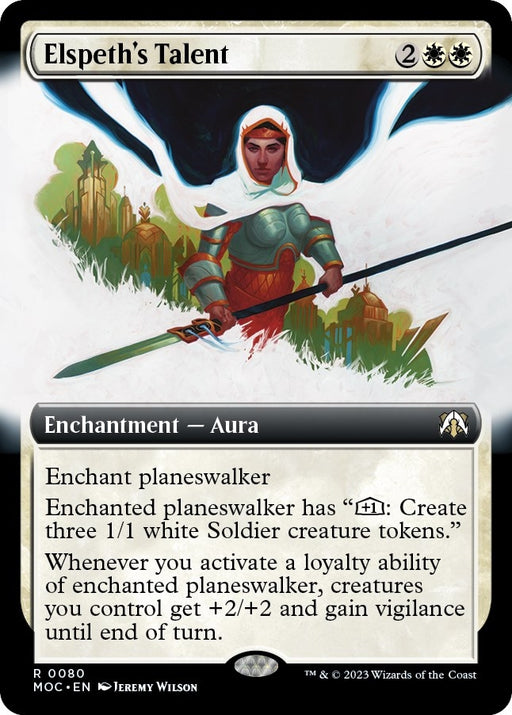 Image for Elspeth's Talent (Extended Art) (80) (MOC) - Magic: The Gathering