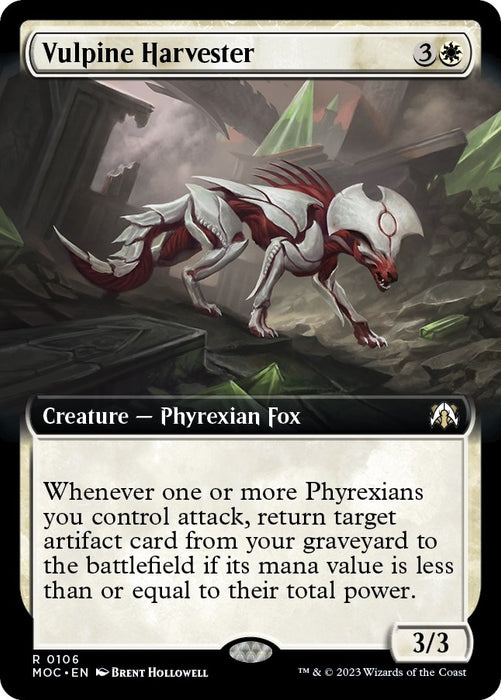 Image for Vulpine Harvester (Extended Art) (106) (MOC) - Magic: The Gathering