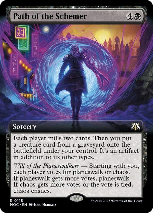Image for Path of the Schemer (Extended Art) (115) (MOC) - Magic: The Gathering