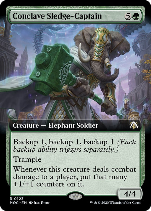 Image for Conclave Sledge-Captain (Extended Art) (123) (MOC) - Magic: The Gathering