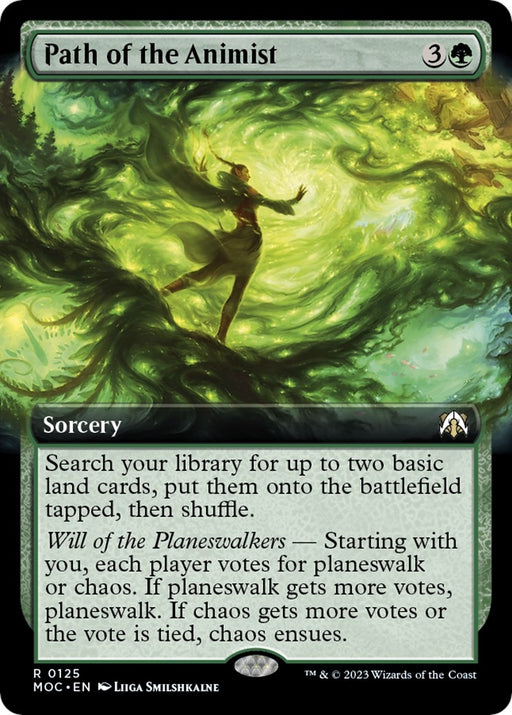 Image for Path of the Animist (Extended Art) (125) (MOC) - Magic: The Gathering