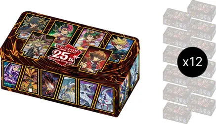 Yu-Gi-Oh! TCG: 25th Anniversary Tin: Dueling Heroes (Case of 12) (1st Edition)