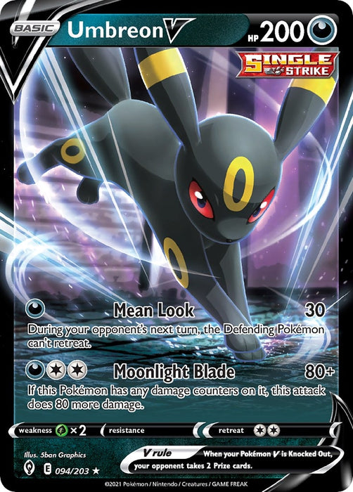 Umbreon V - 094/203 (Non-Holo) (094/203) (PR)