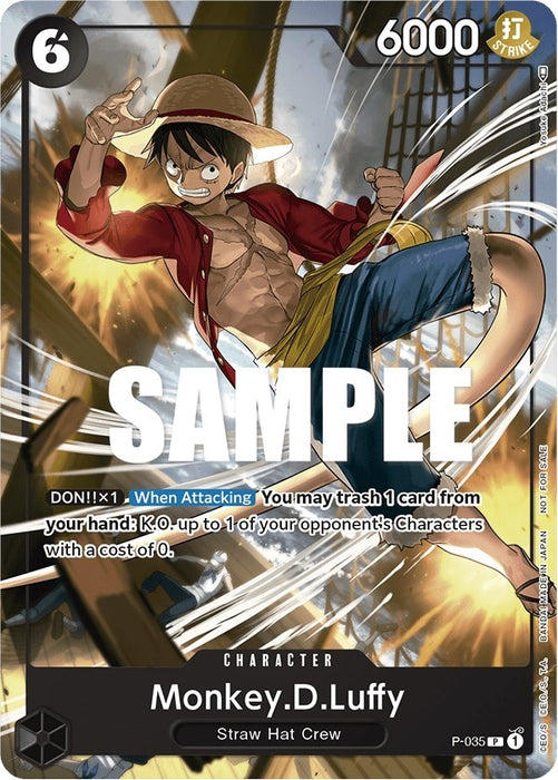 Monkey.D.Luffy (Pirates Party Vol. 3) (P-035) (OP-PR)