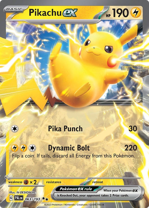 Pikachu ex (063/193) (PAL)