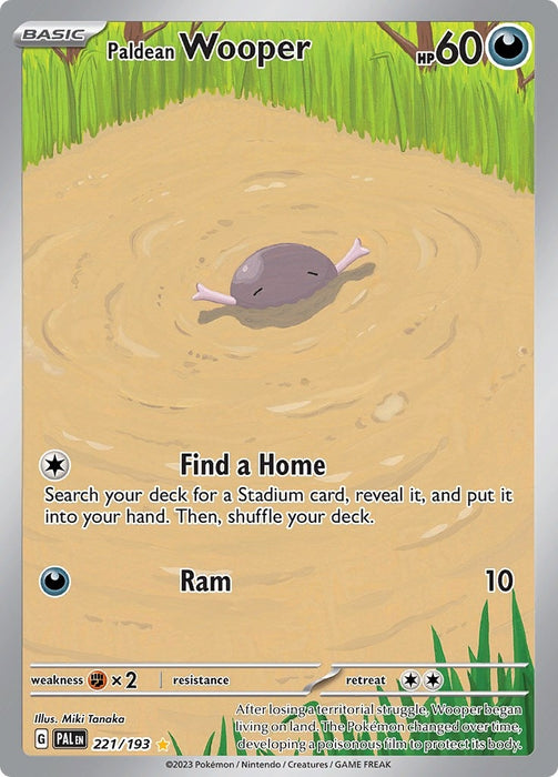Paldean Wooper (221/193) (PAL)