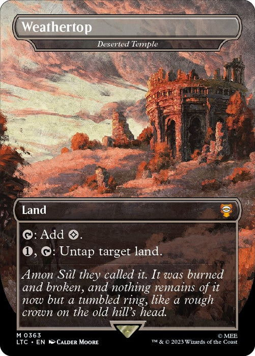 Weathertop - Deserted Temple (Borderless) (363) (LTC)