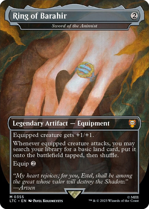 Ring of Barahir - Sword of the Animist (355) (LTC)
