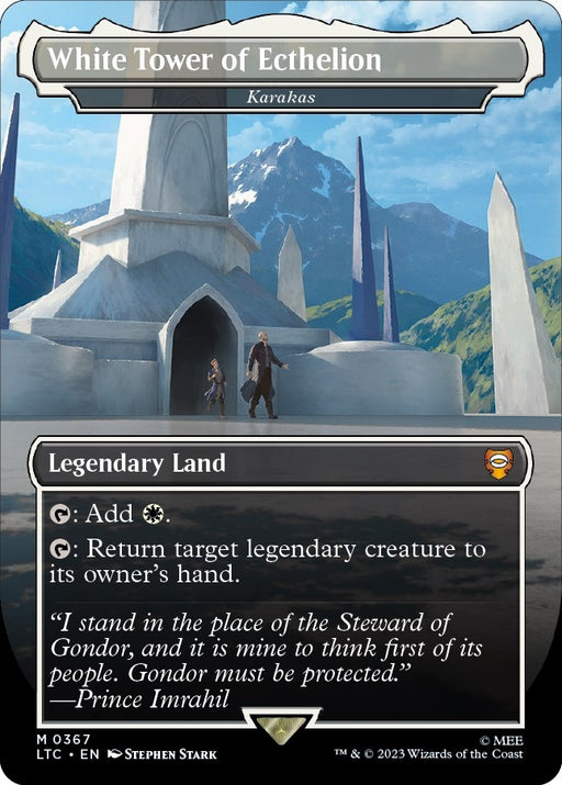 Image for White Tower of Ecthelion - Karakas (367) (LTC) - Magic: The Gathering