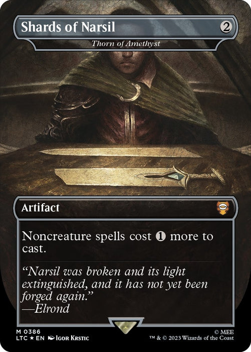 Shards of Narsil - Thorn of Amethyst (Surge Foil) (386) (LTC)