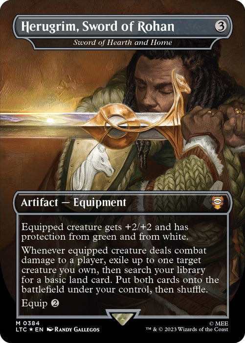 Herugrim, Sword of Rohan - Sword of Hearth and Home (Surge Foil) (384) (LTC)