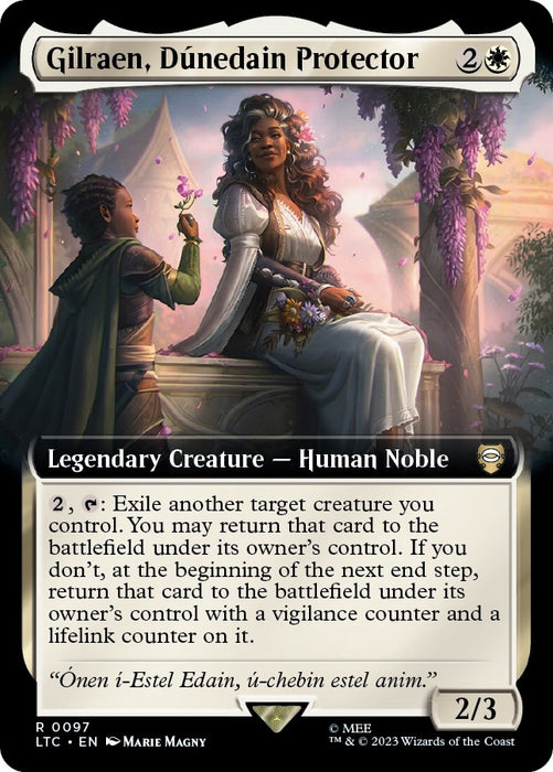 Image for Gilraen, Dunedain Protector (Extended Art) (97) (LTC) - Magic: The Gathering