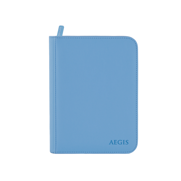Aegis: 4-Pocket Diamond-Zip Binder (Spring Pastel - Bluebell)