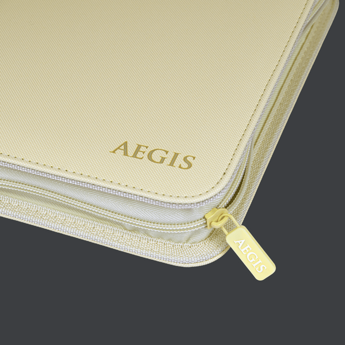 Aegis: 4-Pocket Diamond-Zip Binder (Spring Pastel - Primrose)