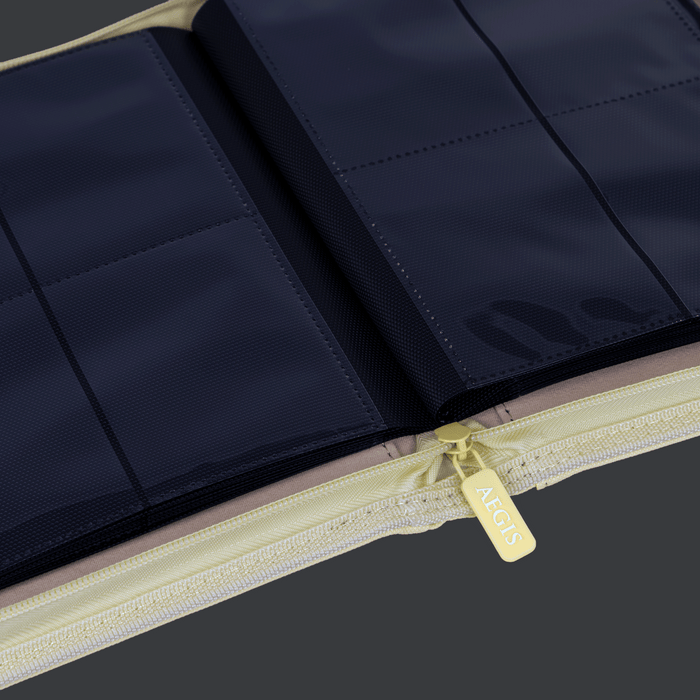 Aegis: 4-Pocket Diamond-Zip Binder (Spring Pastel - Primrose)