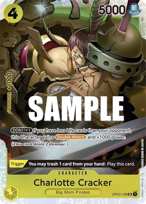 Image for Charlotte Cracker (OP03-108) (OP03) - One Piece Card Game
