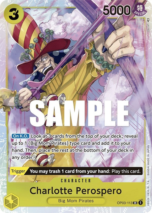 Image for Charlotte Perospero (OP03-113) (OP03) - One Piece Card Game