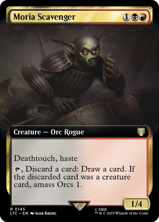 Image for Moria Scavenger (Extended Art) (145) (LTC) - Magic: The Gathering