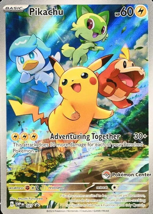 Image for Pikachu - 027 (Pokemon Center Exclusive) (027) (SVP) - Pokemon