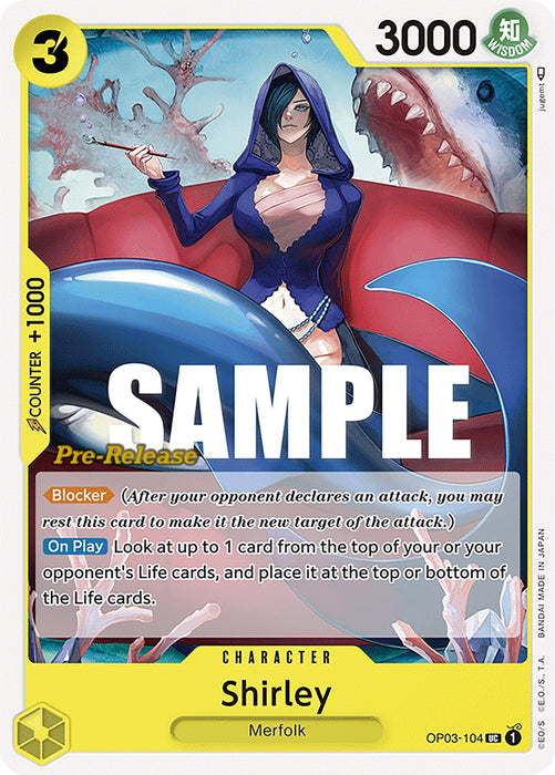 Image for Shirley (OP03-104) (OP03 PRE) - One Piece Card Game