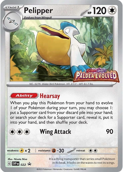 Pelipper - 022 (Prerelease) (022) (SVP)