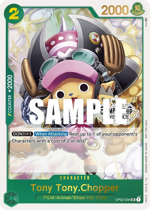 Tony Tony.Chopper (Store Championship Participation Pack) (OP02-034) (OP-PR)