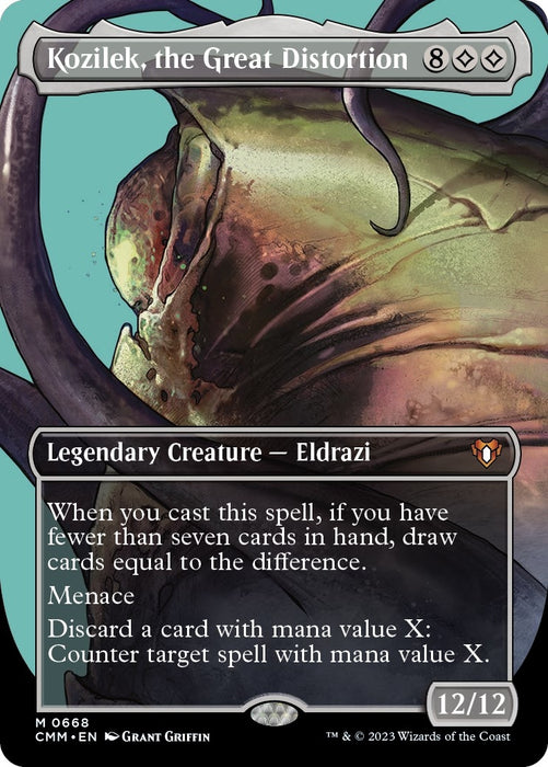 Kozilek, the Great Distortion (Borderless) (668) (CMM)