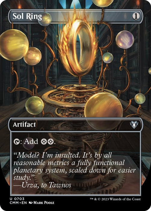 Sol Ring (Borderless) (703) (CMM)