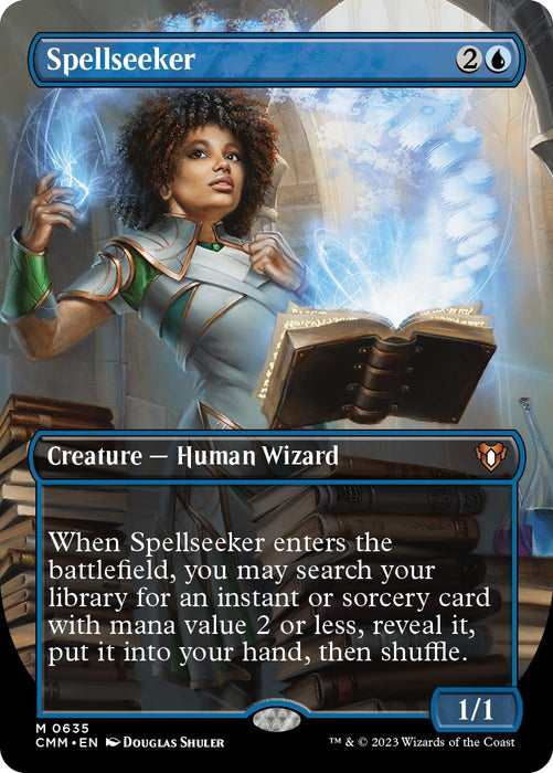Image for Spellseeker (Borderless) (635) (CMM) - Magic: The Gathering
