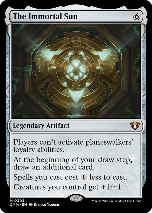 Image for The Immortal Sun (393) (CMM) - Magic: The Gathering