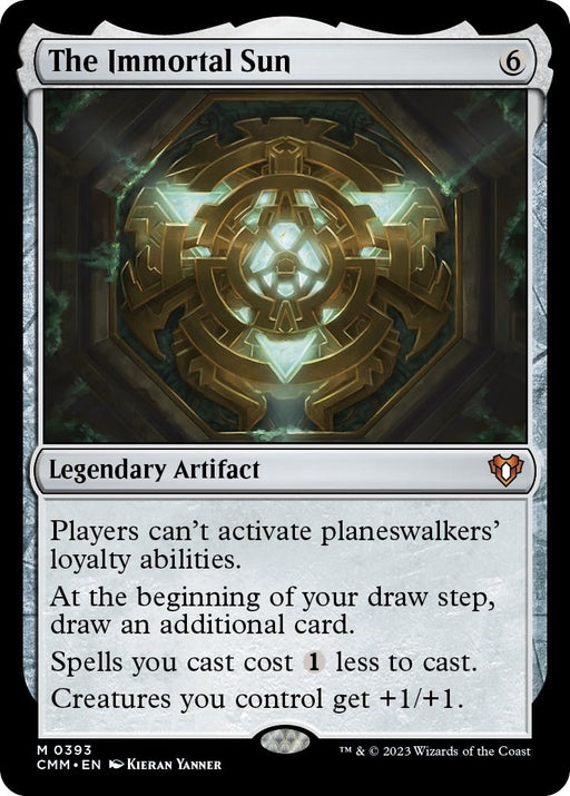 Image for The Immortal Sun (393) (CMM) - Magic: The Gathering