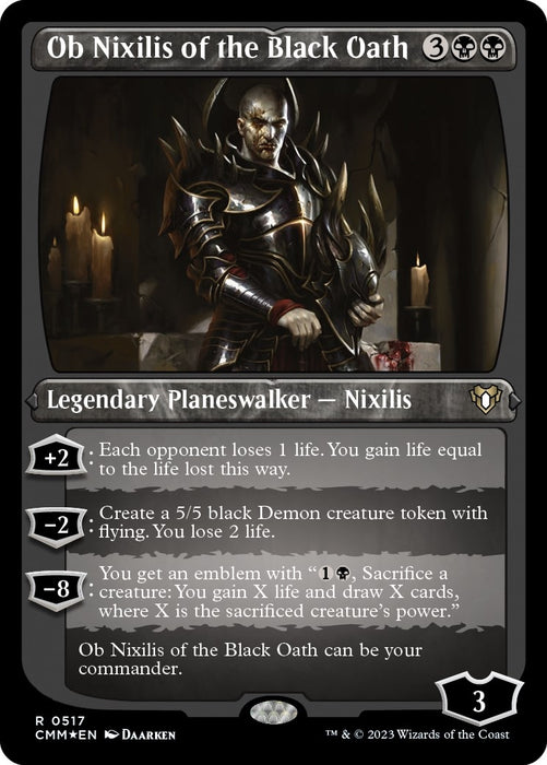 Ob Nixilis of the Black Oath (Foil Etched) (517) (CMM)