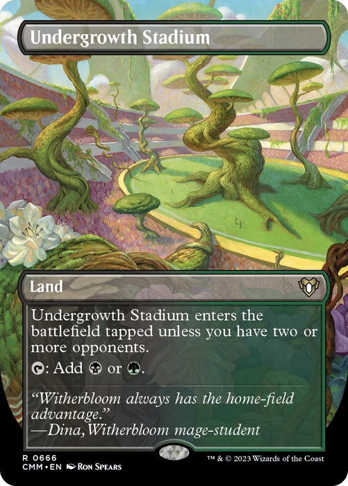 Image for Undergrowth Stadium (Borderless) (666) (CMM) - Magic: The Gathering