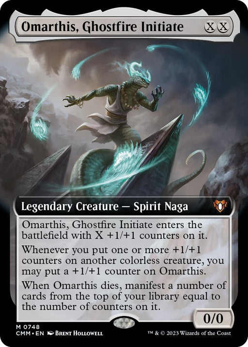 Image for Omarthis, Ghostfire Initiate (Extended Art) (748) (CMM) - Magic: The Gathering