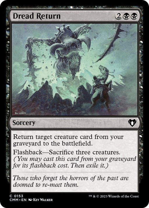 Image for Dread Return (153) (CMM) - Magic: The Gathering