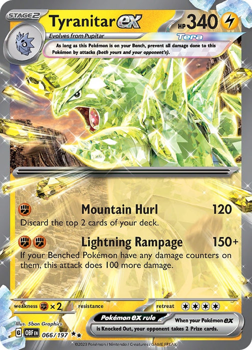 Tyranitar ex (066/197) (OBF)