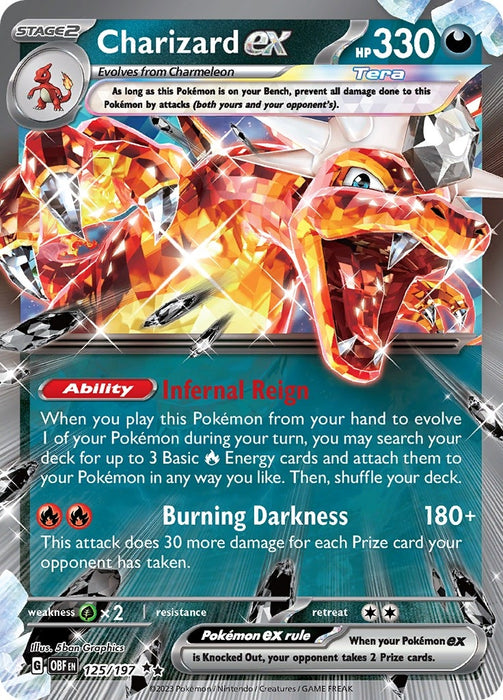 Charizard ex (125/197) (OBF)