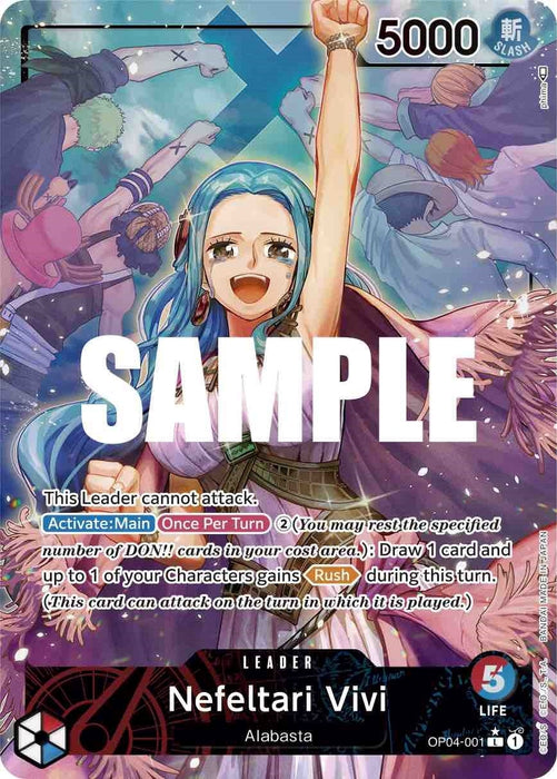 Nefeltari Vivi (001) (Alternate Art) (OP04-001) (OP04)