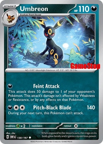 Image for Umbreon - 130/197 (GameStop Exclusive) (130/197) (MCAP) - Pokemon