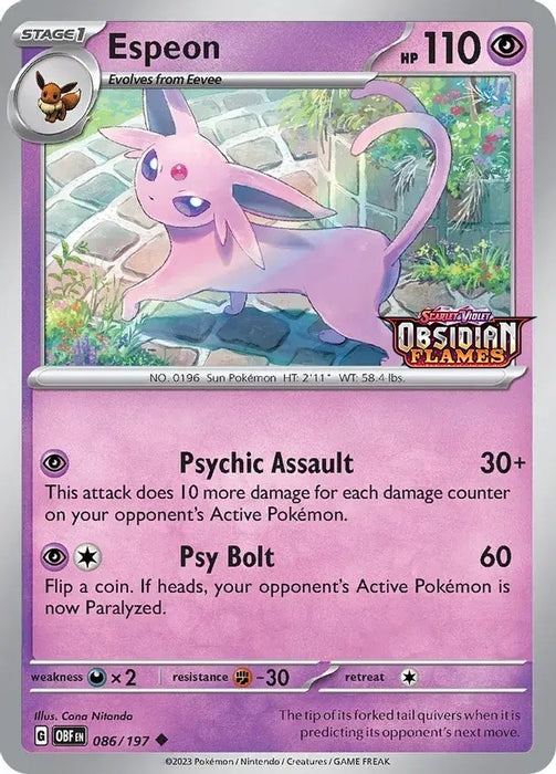 Image for Espeon (Best Buy Exclusive) (086/197) (MCAP) - Pokemon