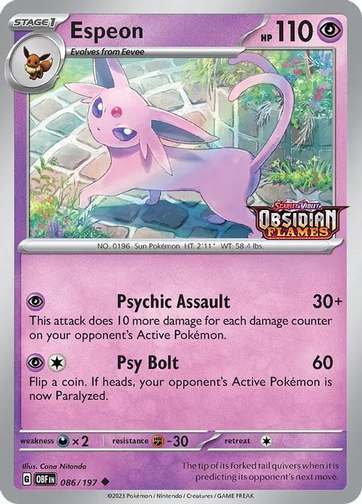 Image for Espeon (Best Buy Exclusive) (086/197) (MCAP) - Pokemon